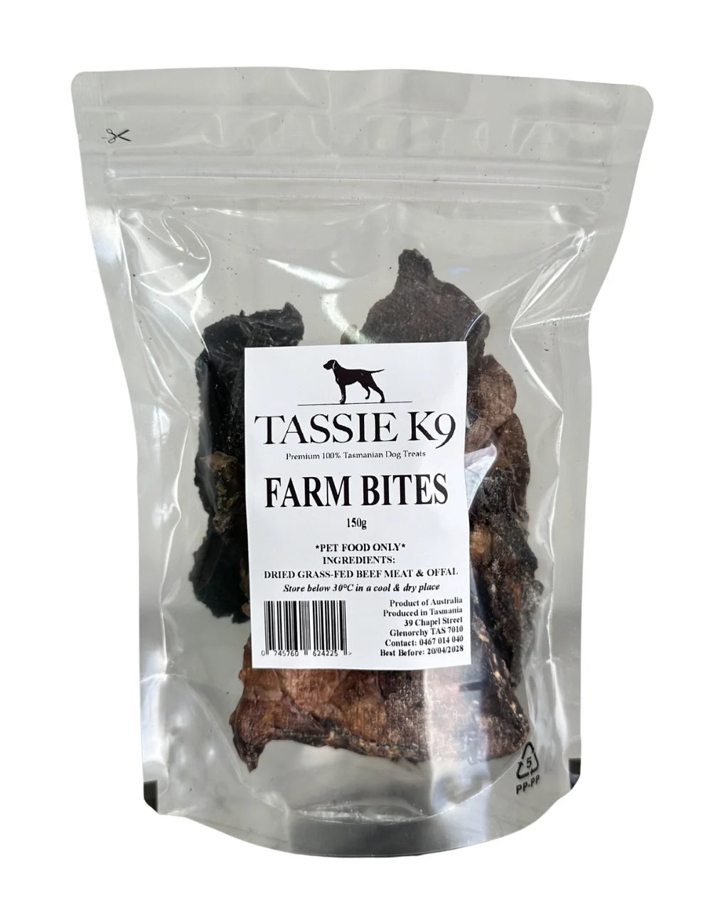 Farm Bites Beef Dog Treats - 150g